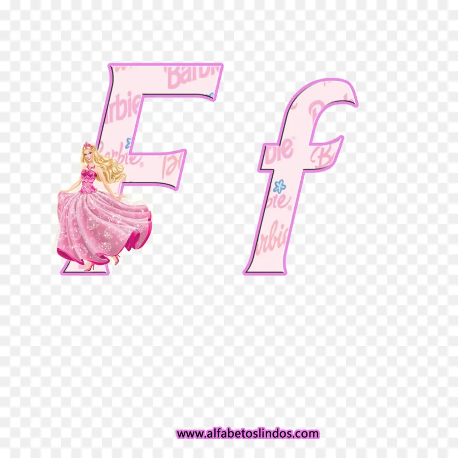 Barbie，Alfabeto PNG