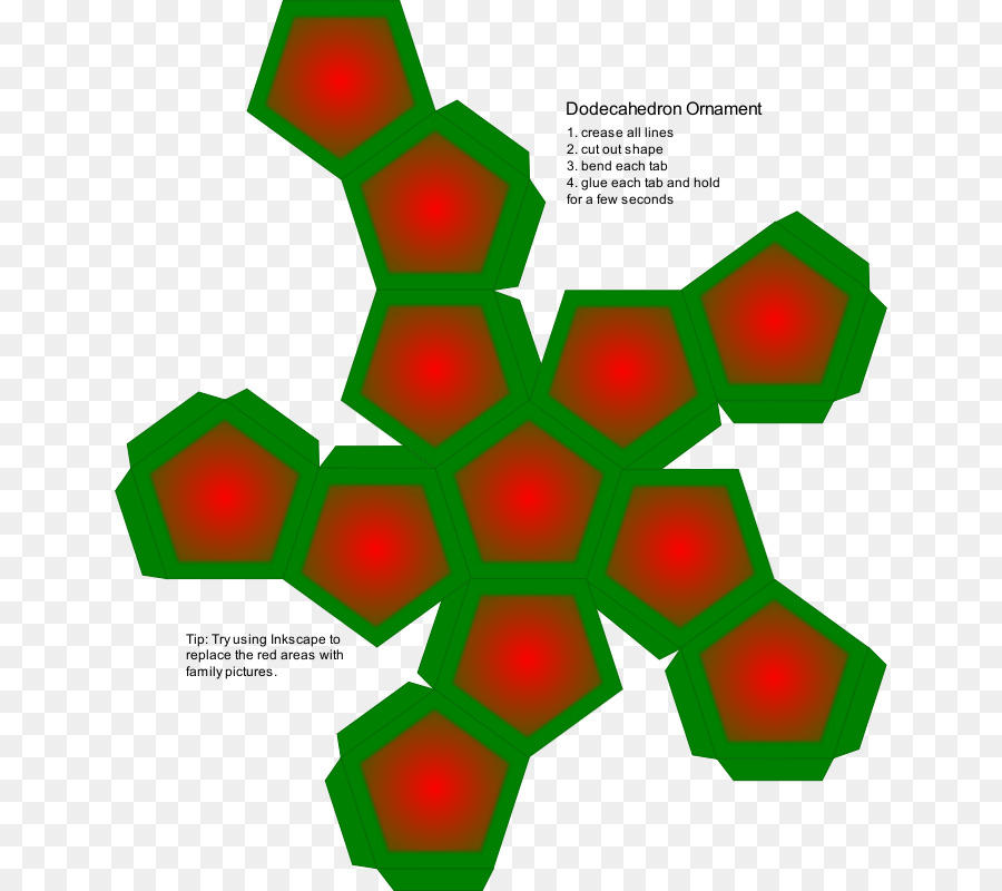 Dodecaedro，Sólido Platónico PNG