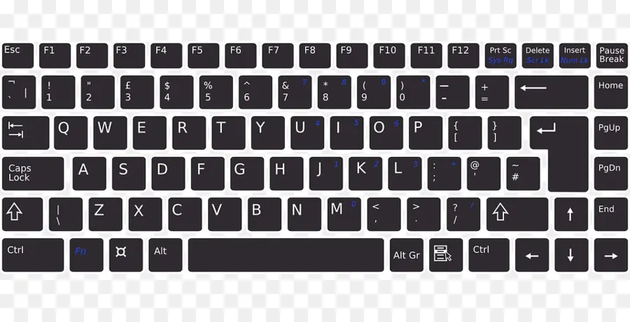 Teclado De La Computadora，Portátil PNG