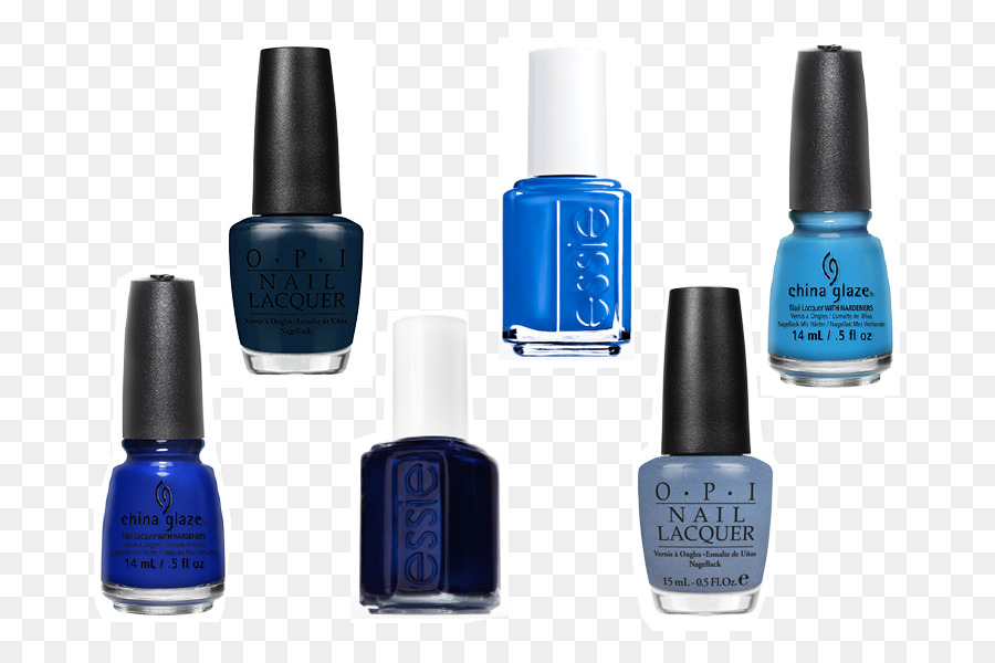 Esmalte De Uñas，Azul PNG