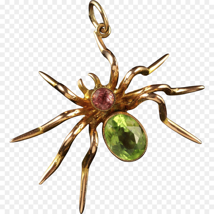 Broche De Araña，Oro PNG