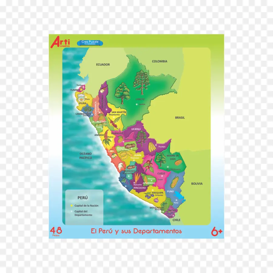 Perú，Mapa PNG