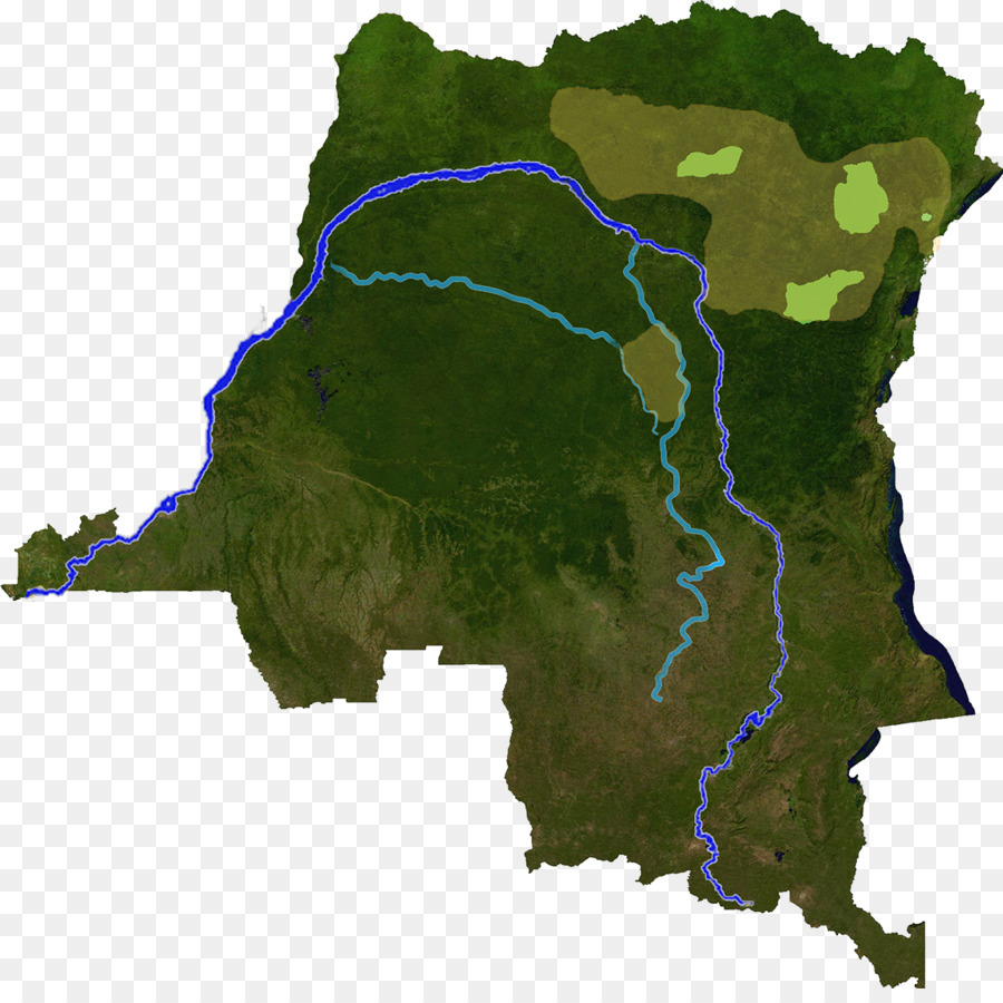 Mapa Del Congo，País PNG