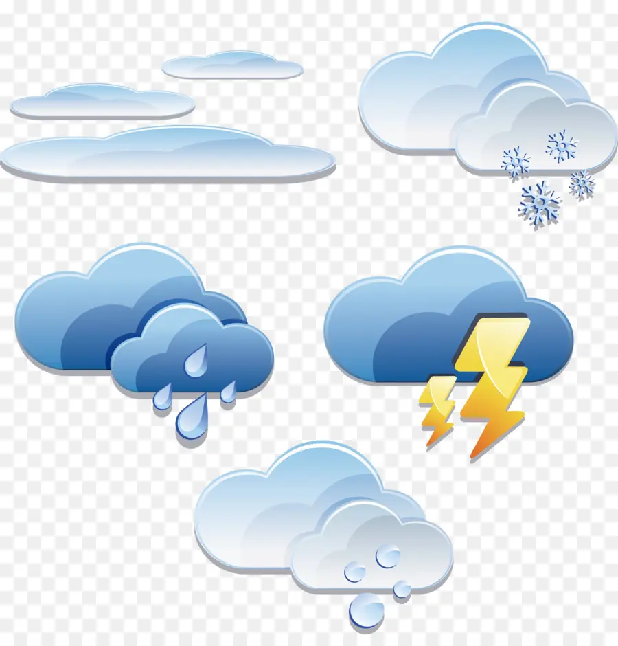 Iconos Del Tiempo，Nubes PNG