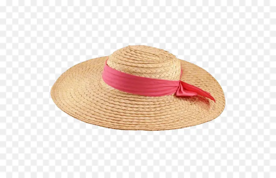 Sombrero De Paja，Cinta Rosa PNG