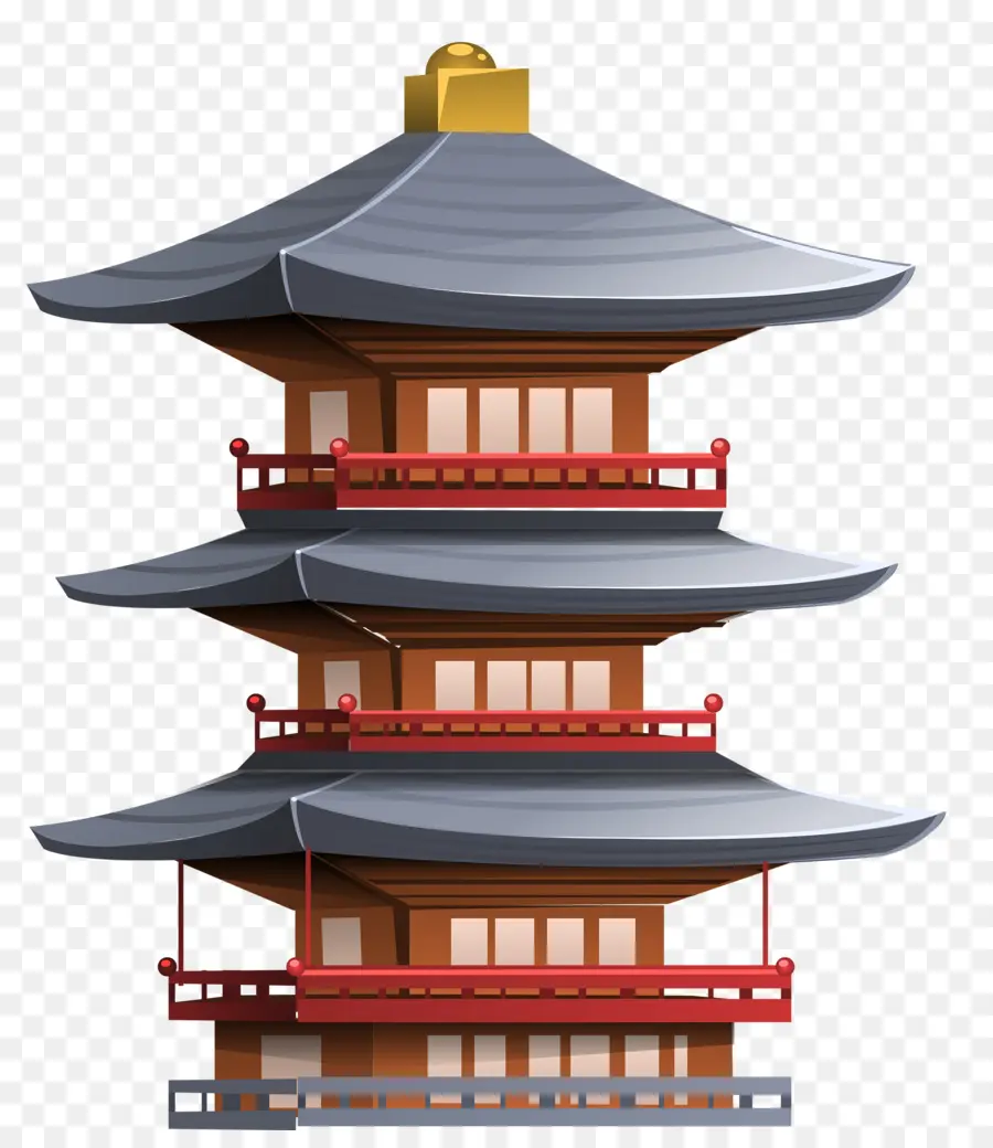 La Arquitectura China，Japón PNG