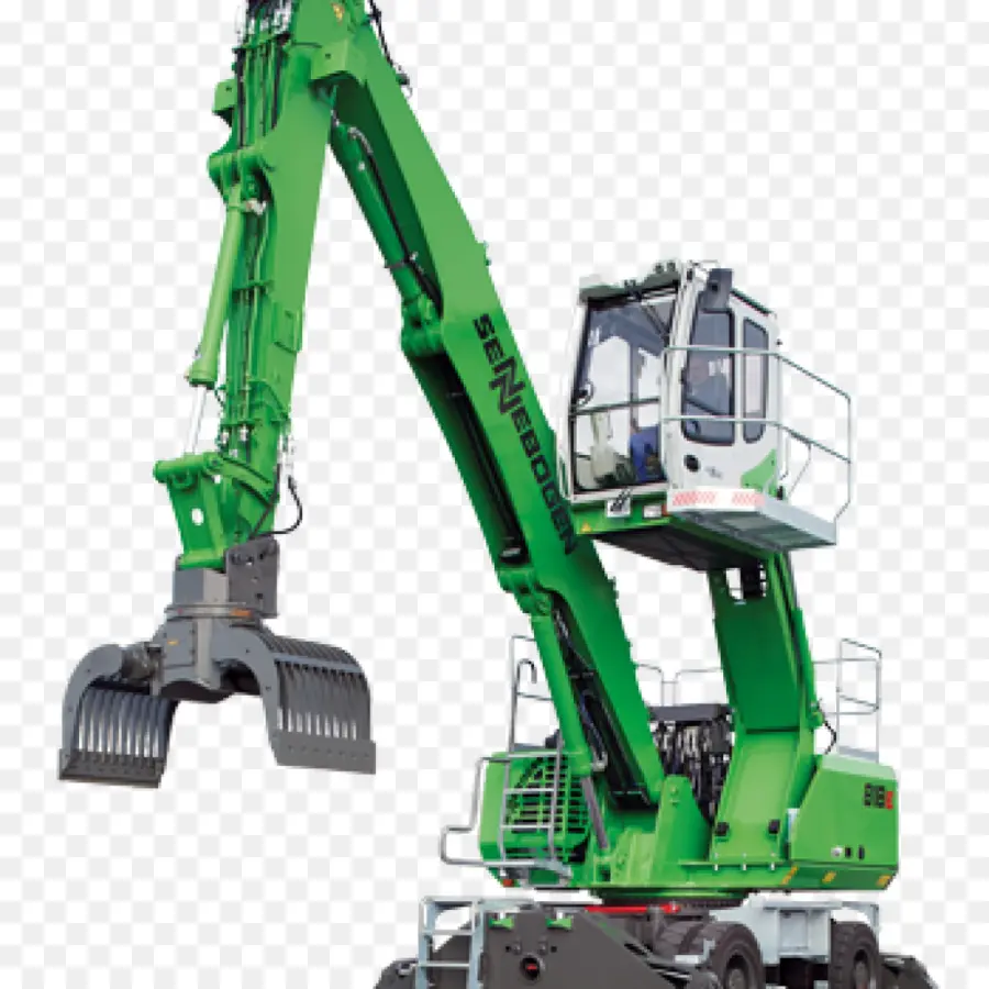 Excavadora Verde，Construcción PNG