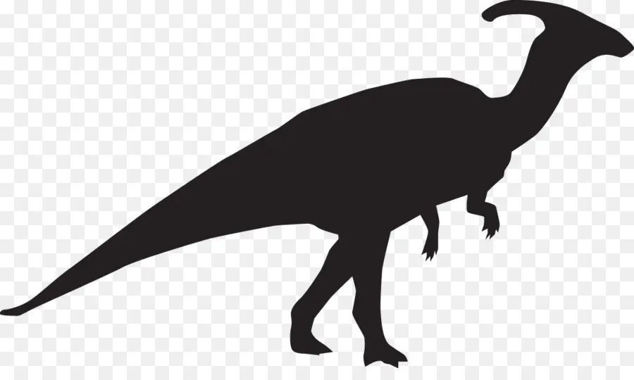 Silueta De Dinosaurio，Prehistórico PNG