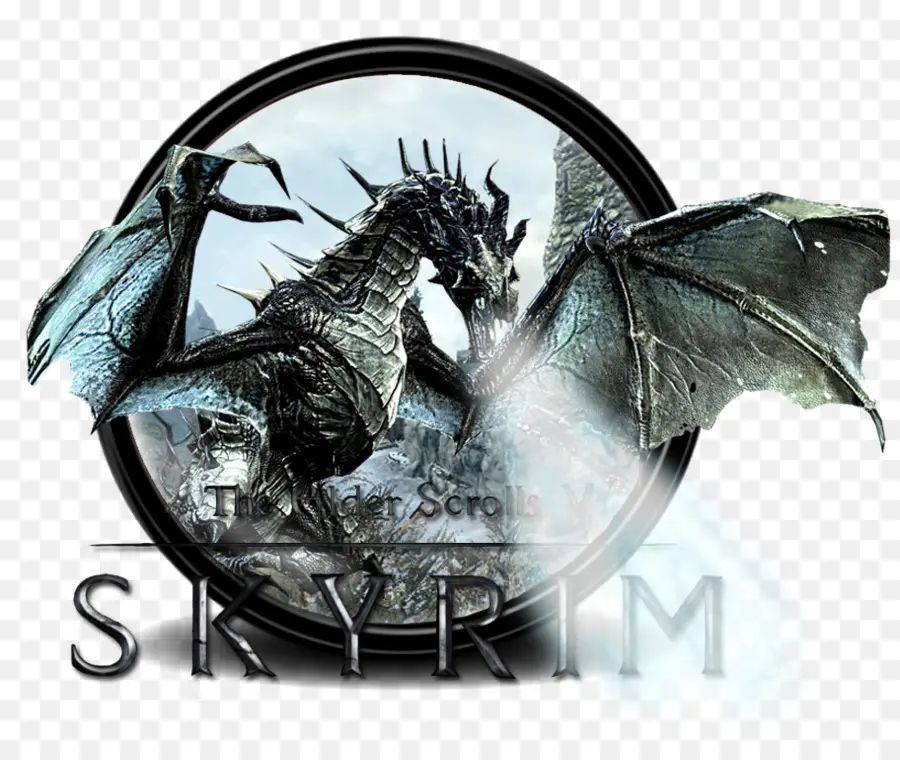 Elder Scrolls V Skyrim Dragonborn，Dragón PNG