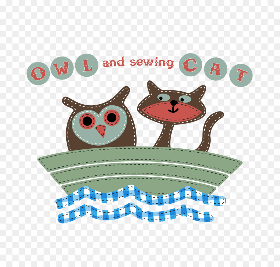 Owl，Owl And Sewing Cat PNG