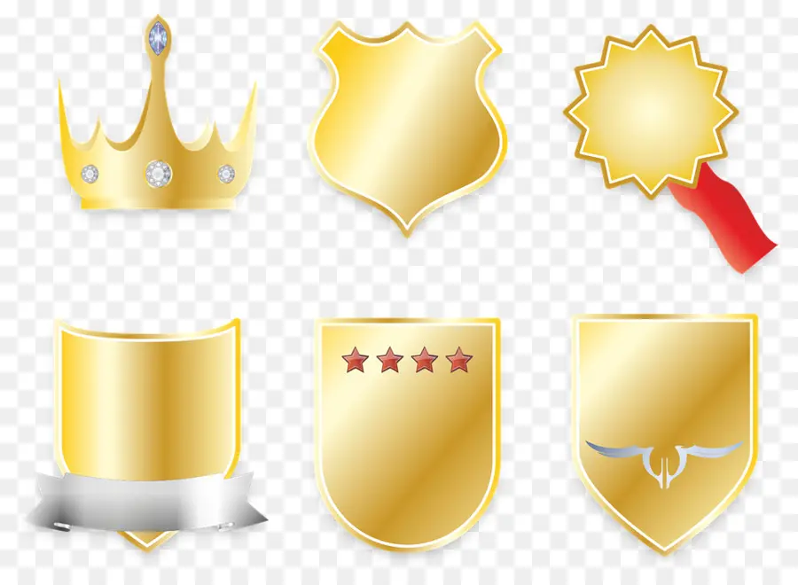 Insignias De Oro，Corona PNG