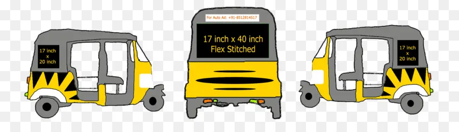 Auto Rickshaw，Jinrikisha PNG