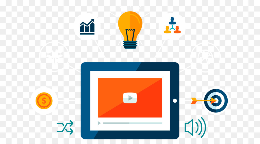 El Marketing Digital，Social Video Marketing PNG