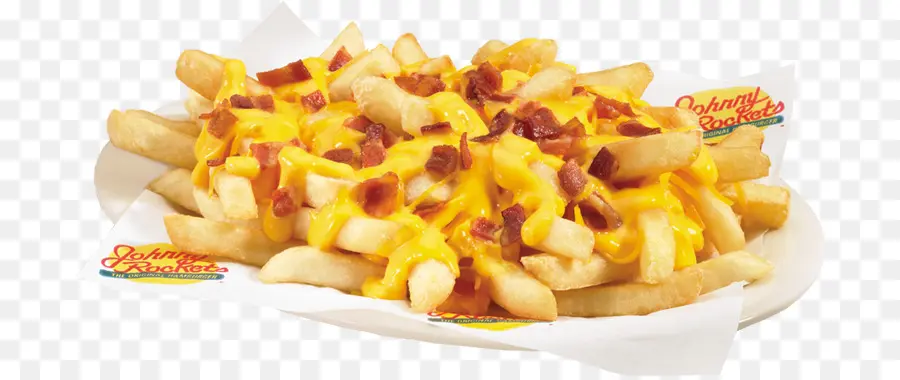 Papas Fritas Con Queso，Tocino PNG