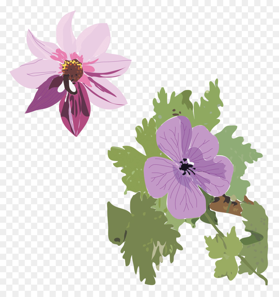 Planta Anual，Violeta PNG