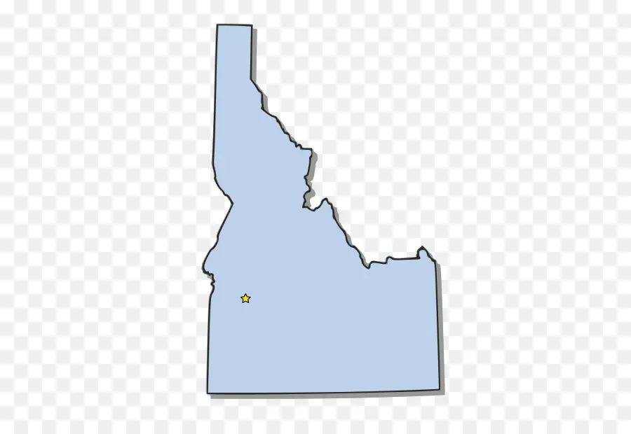 Mapa De Idaho，Estado PNG