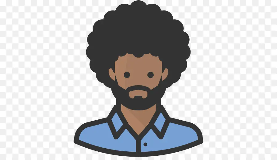 Icono De Hombre Afro，Afro PNG