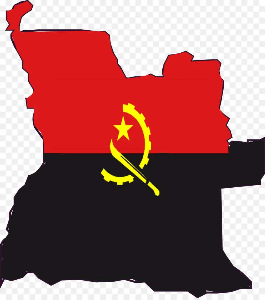 Angola，Bandera De Angola PNG