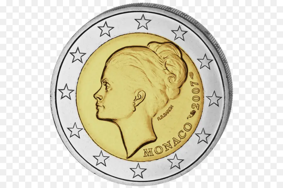 Moneda，2 Monedas De Euro PNG