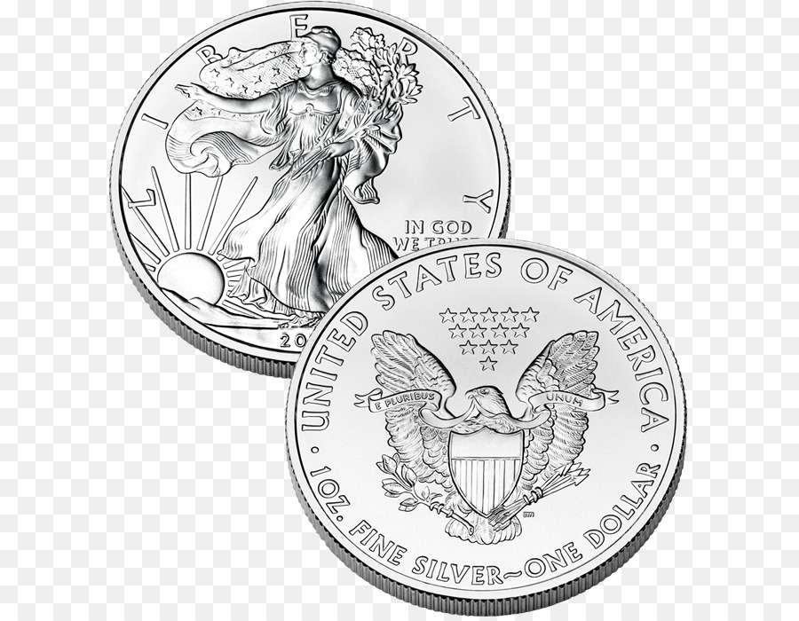 American Silver Eagle，águila PNG