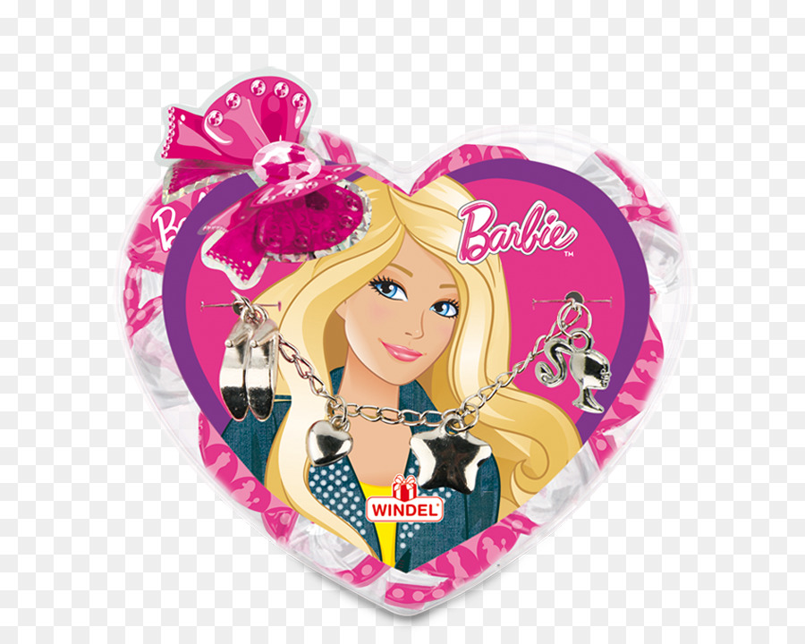 Corazón De Barbie，Muñeca PNG