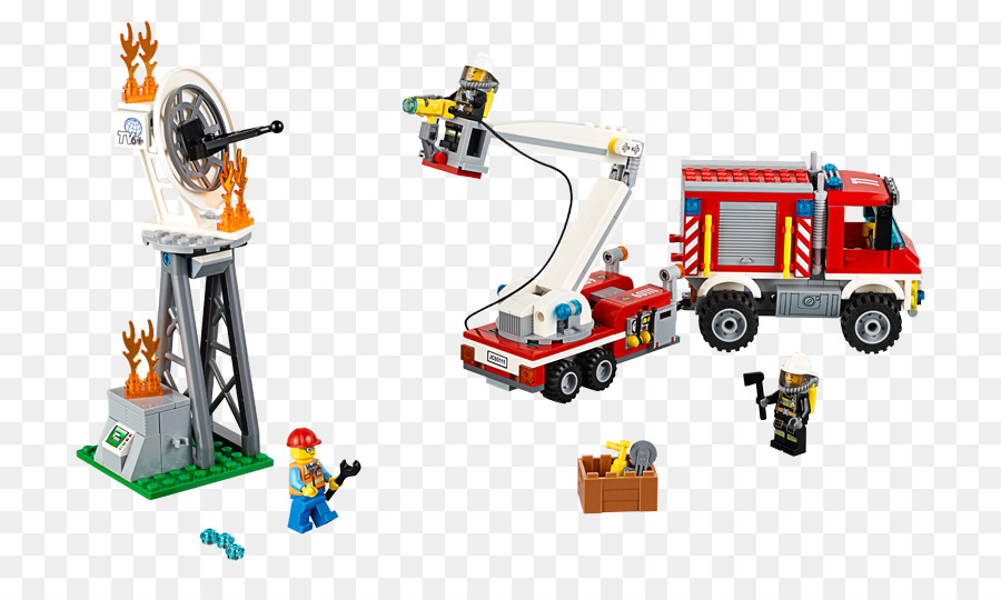 Lego 60111 De Bomberos De La Ciudad De Camiones De Utilidad，Lego City PNG