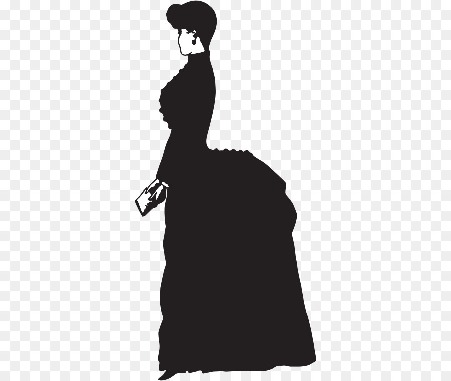 En La época Victoriana，Silueta PNG