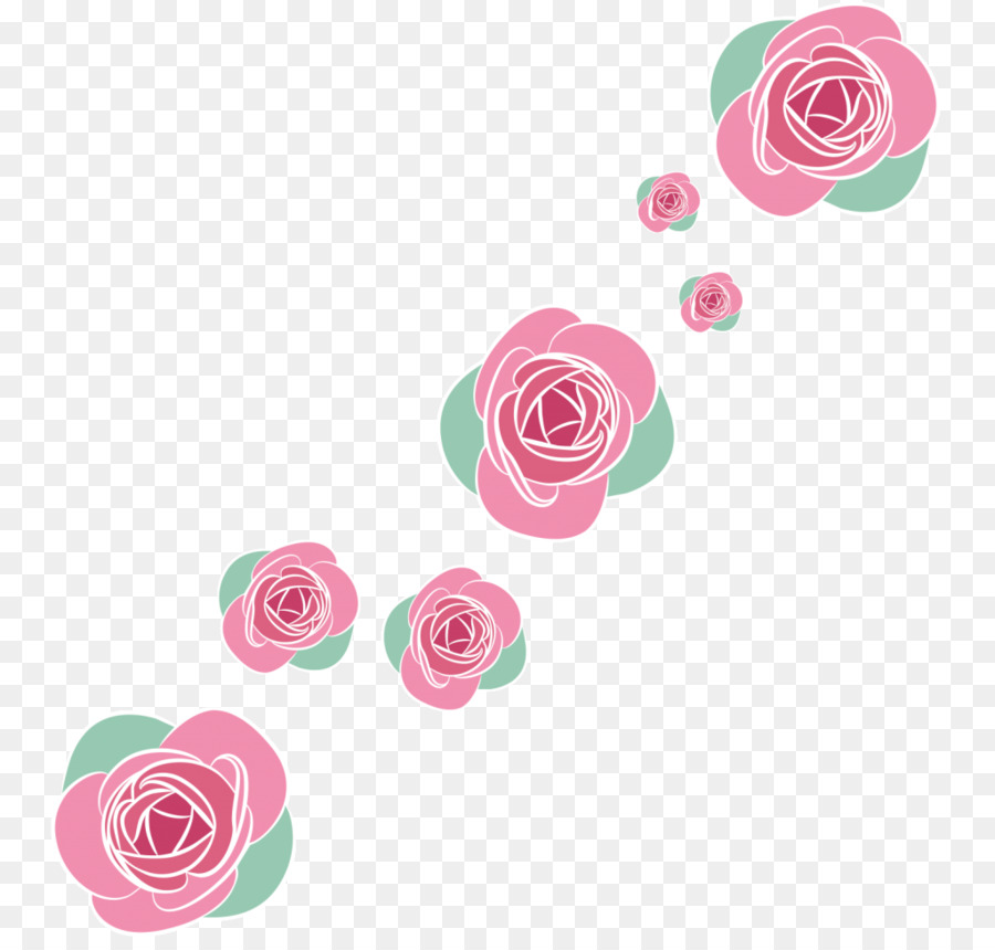 Rosas Rosadas，Tres PNG