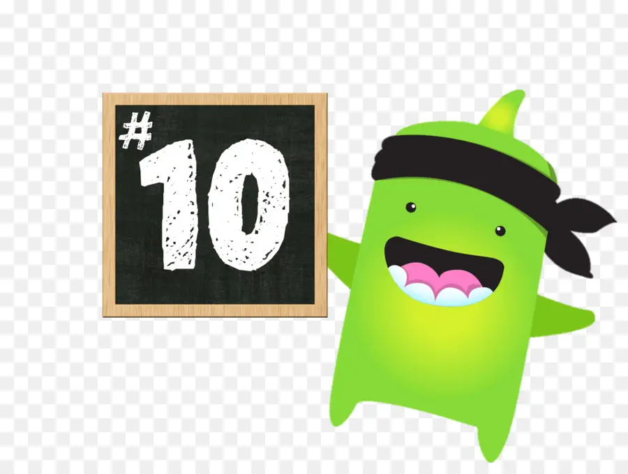 Monstruo Verde，Numero 10 PNG