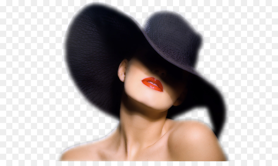 Mujer Con Un Sombrero，Pintura PNG