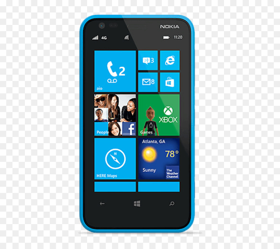 Nokia Lumia 810，Att Gophone PNG