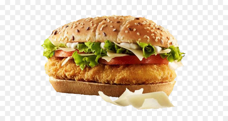 Hamburguesa De Salmon，Breakfast Sandwich PNG