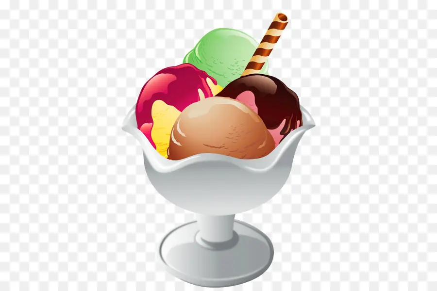 Sundae，Helado PNG