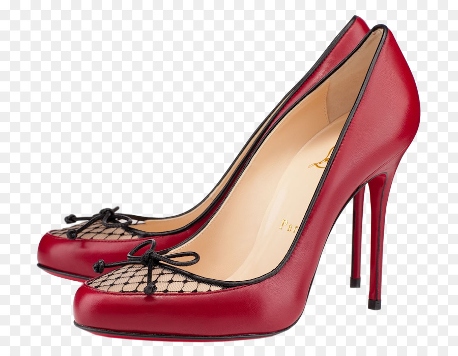 Tacón Alto Rojo，Zapato PNG