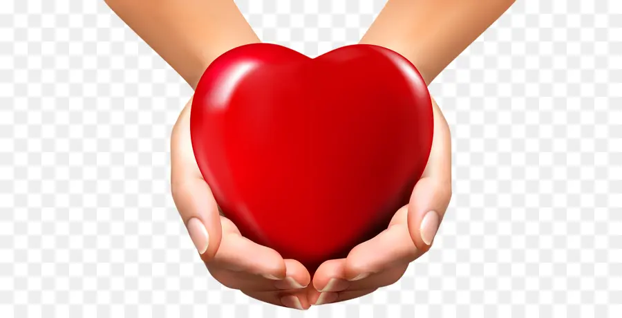 Corazón，Mano PNG