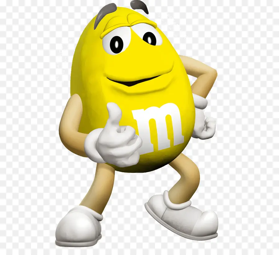 Personaje Amarillo De M M，Dulce PNG