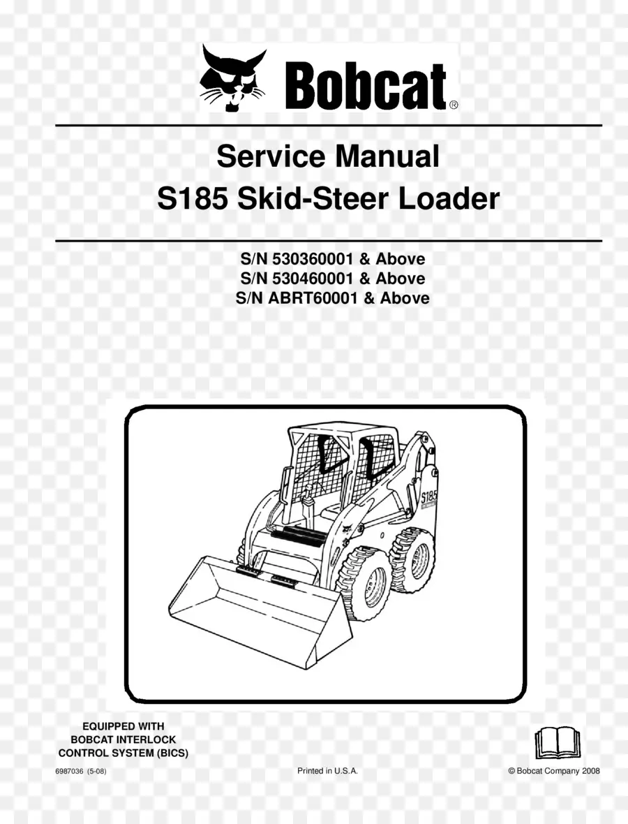 Manual De Servicio Bobcat，Cargador PNG