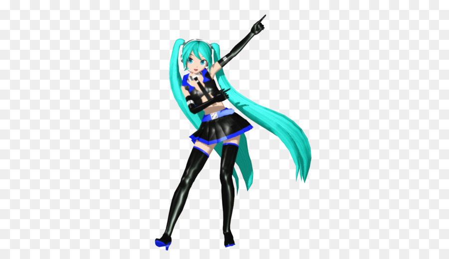 Hatsune Miku，Mikumikudance PNG