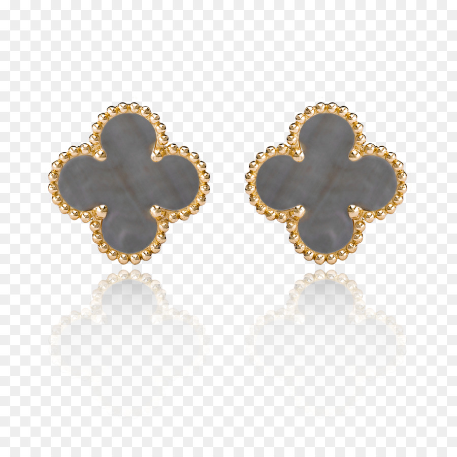 Pendientes Oro Y Gris，Accesorio PNG