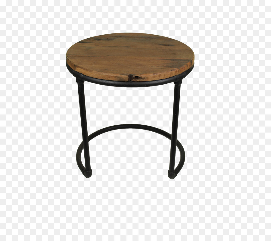 Mesa Redonda De Madera，Patas Metálicas PNG