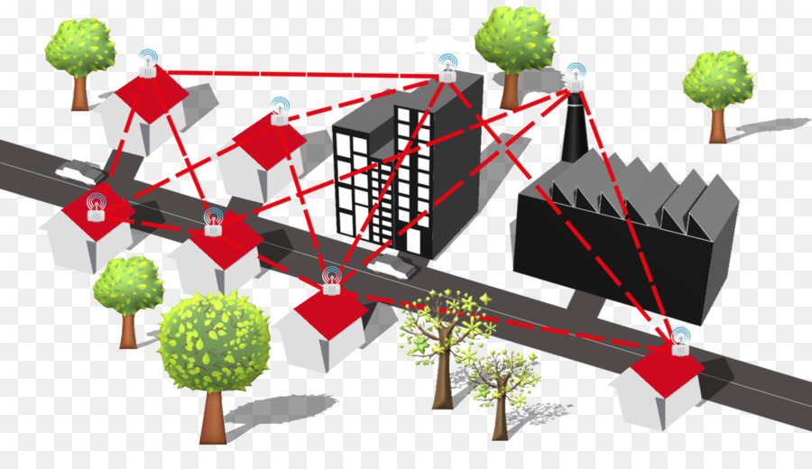 La Transmisión De Datos，Las Redes En Malla PNG