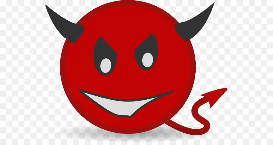 Emoji Del Diablo Rojo，Cuerna PNG