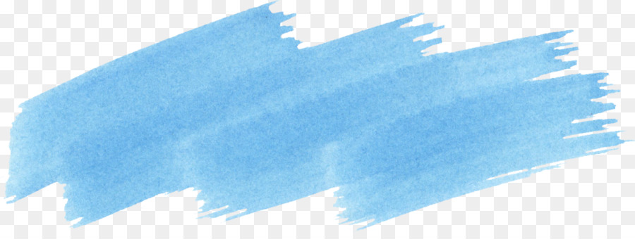 Trazo De Pincel Azul，Pintar PNG