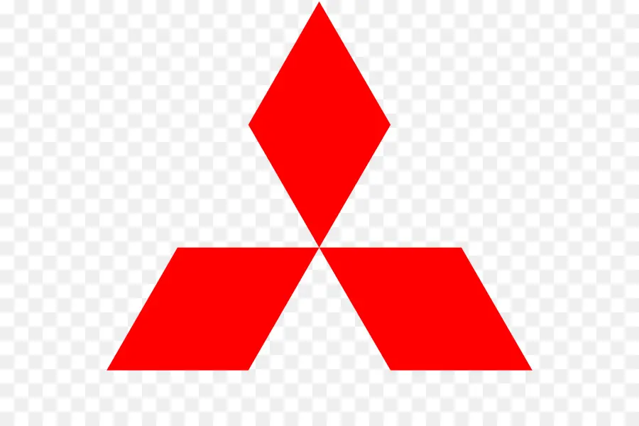 Logotipo De Diamante Rojo，Mitsubishi PNG