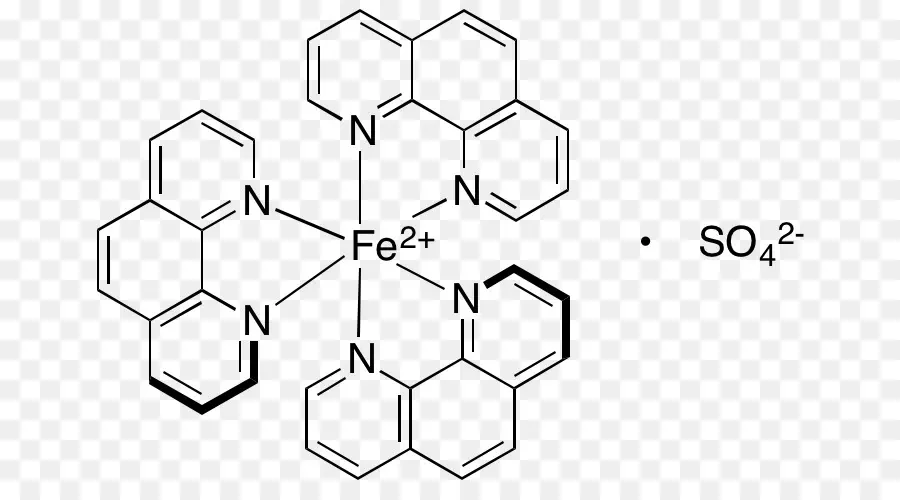 Ferroin，Fenantrolina PNG