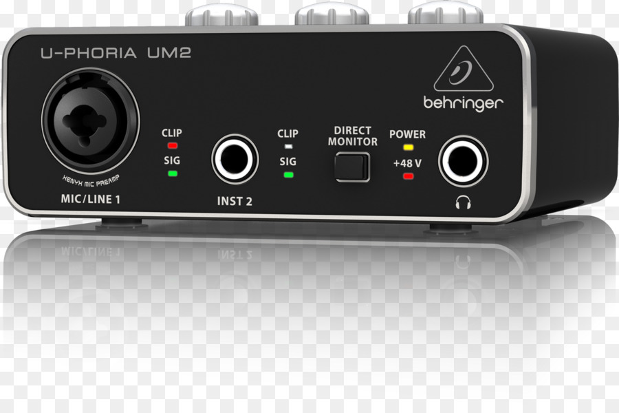 Behringer Uphoria Um2，Micrófono PNG