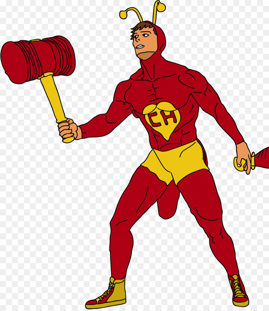 Superhéroe，Rojo PNG