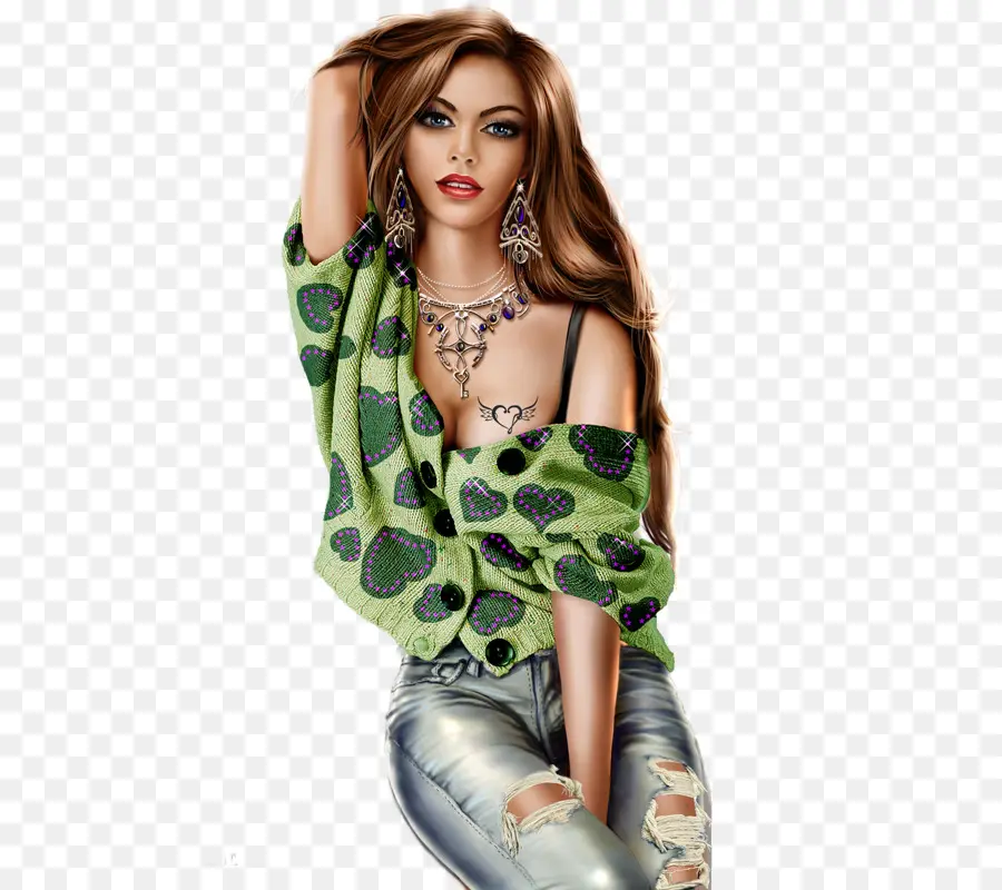 Mujer Con Estilo，Moda PNG