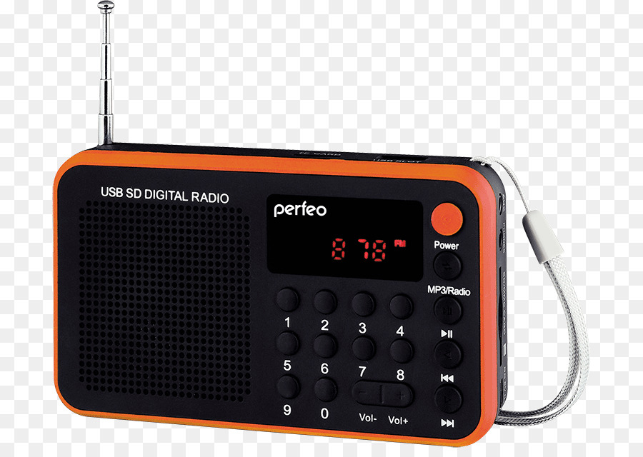 Radio Digital Perfeo，Fm PNG