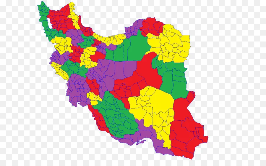 Irán，Mapa PNG